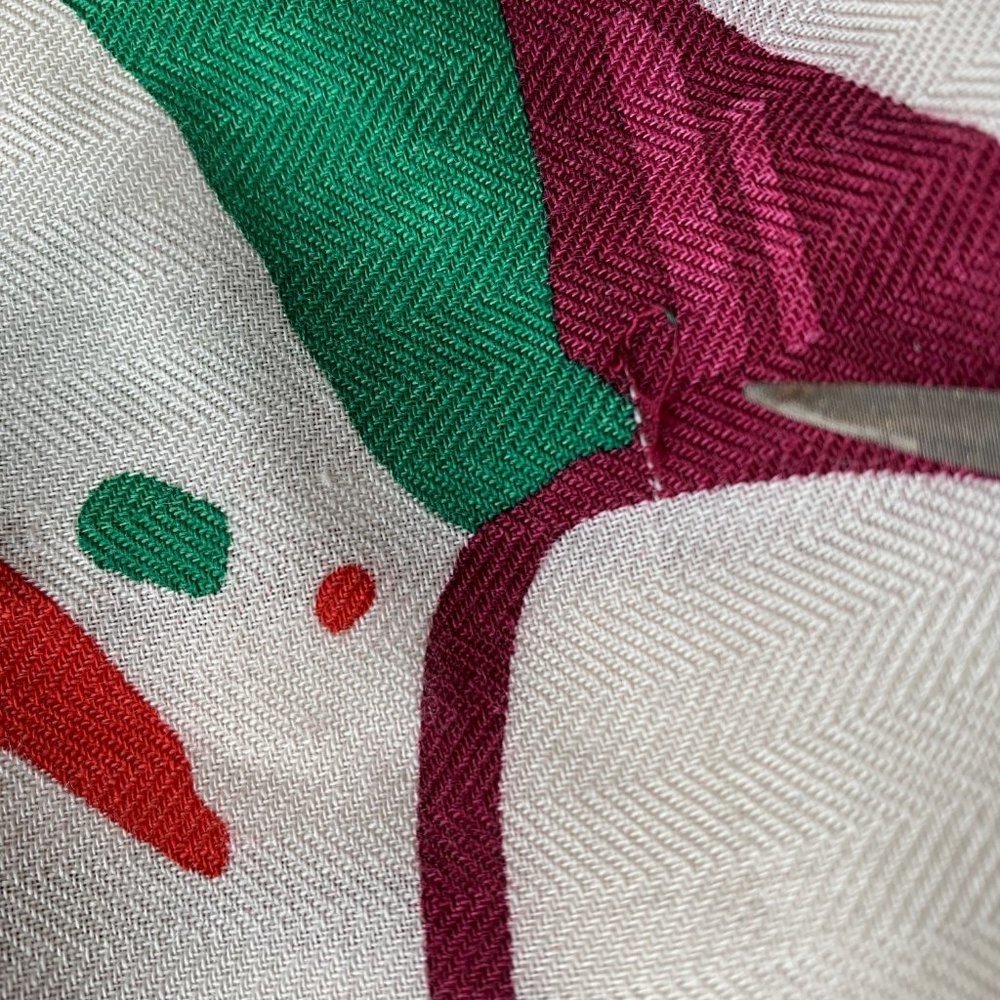 Hermes Cashmere Scarf 140cm Kongo "Graff" - Picture 5 of 8